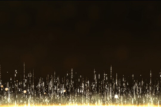 Golden Ground Particles Motion Background